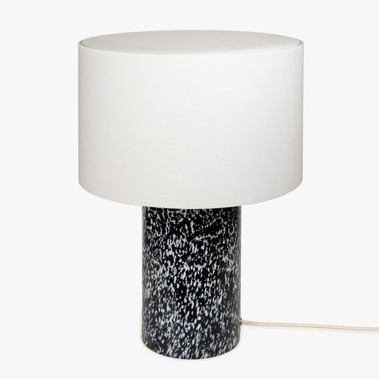 Black & White Pillar Lamp