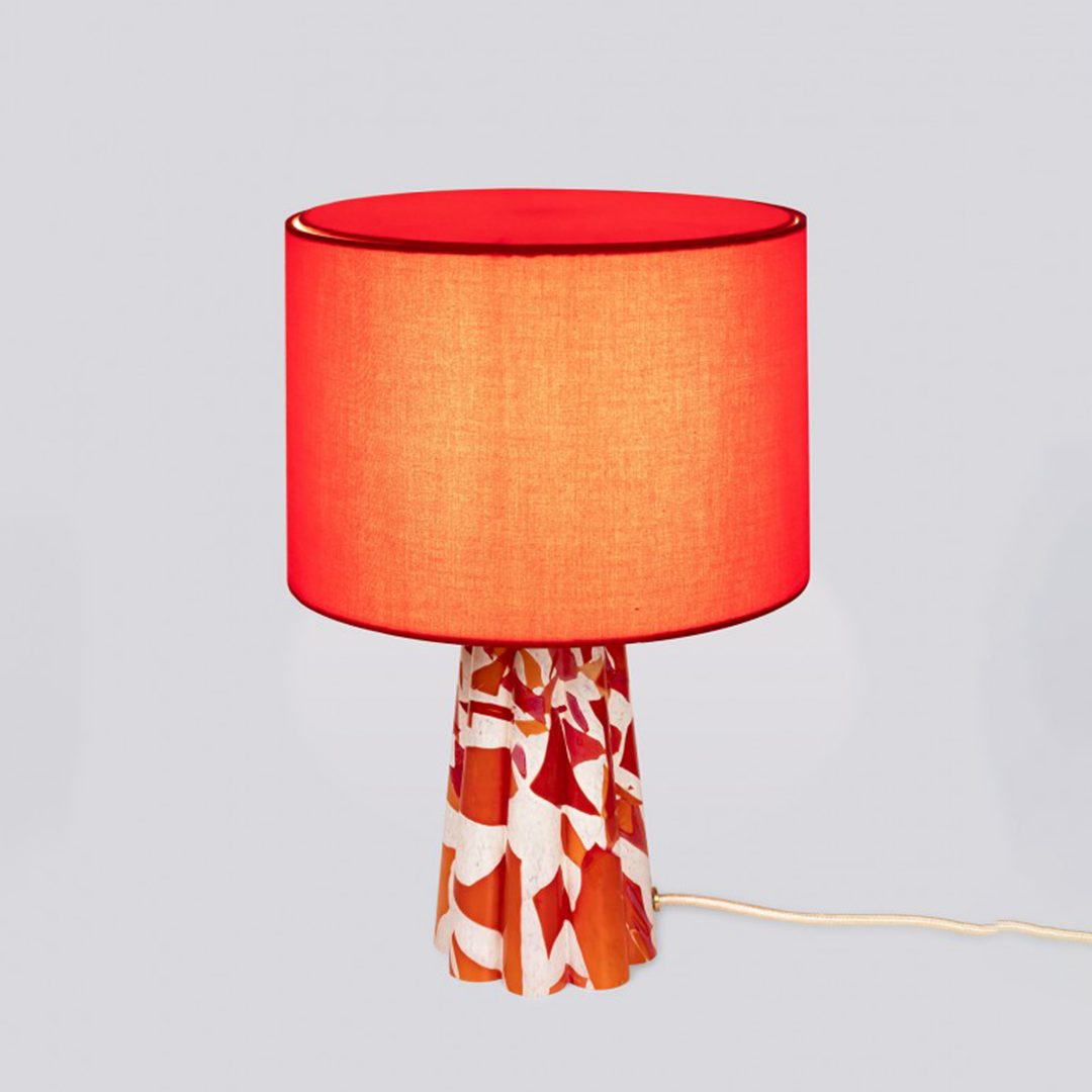 Red Bucket Lamp