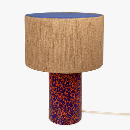 Orange & Blue Pillar Lamp