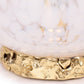 White Opaline Crown Lamp