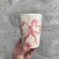 Ceramic Cup with Pink Bow